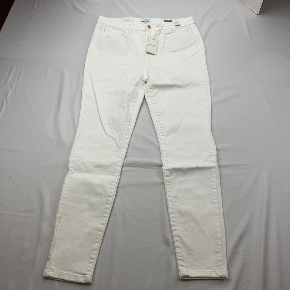 Judy Blue Skinny Jeans‎ Womens 15/32 White High Waist Stretch JB82282 WHT